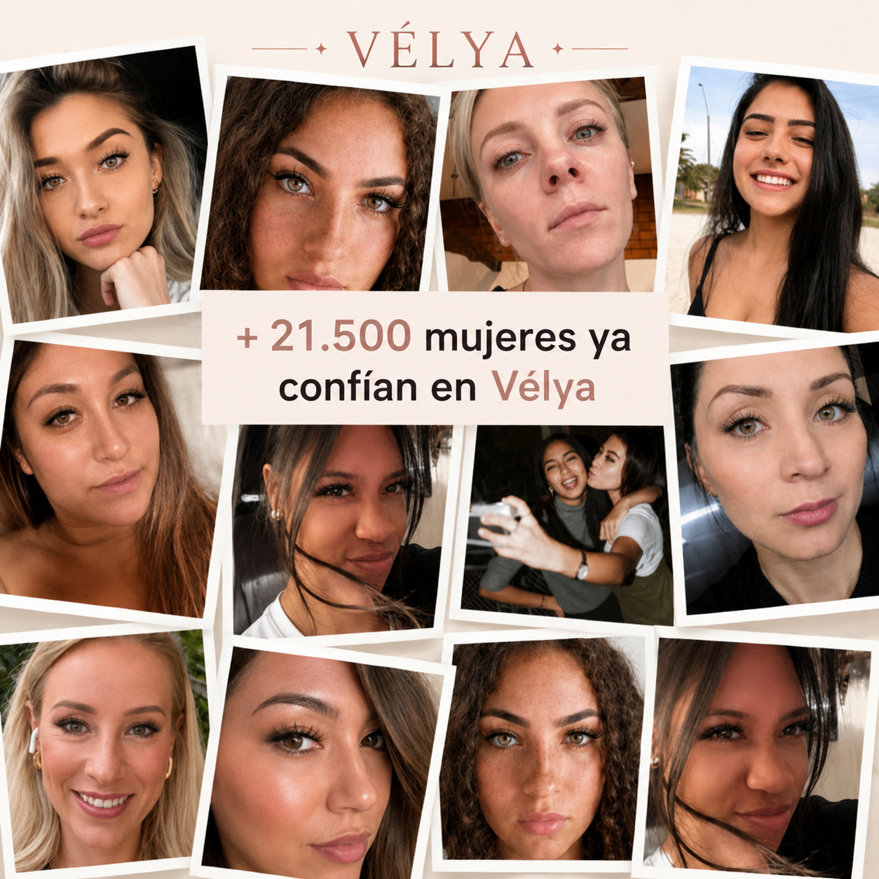 Pestañas magnéticas Vélya™ sin pegamento